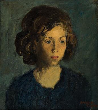 RAPHAEL SOYER Portrait of Mary.